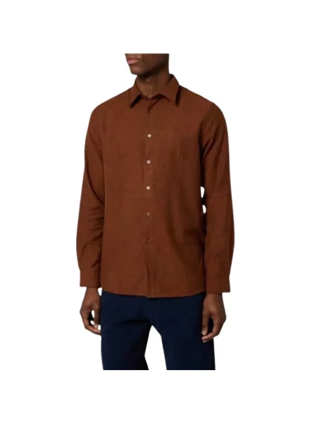 Koszula Paul Smith casual brązowa