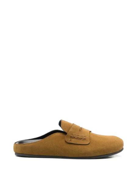 Papuci tip mules Erika Cavallini maro