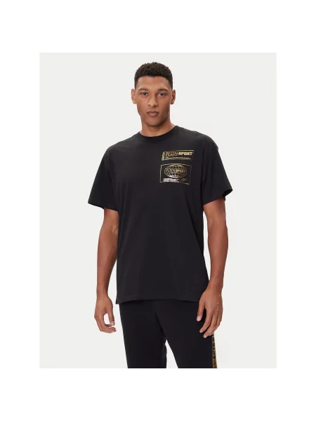 Plein Sport T-Shirt FAEC Loose Fit μαύρο