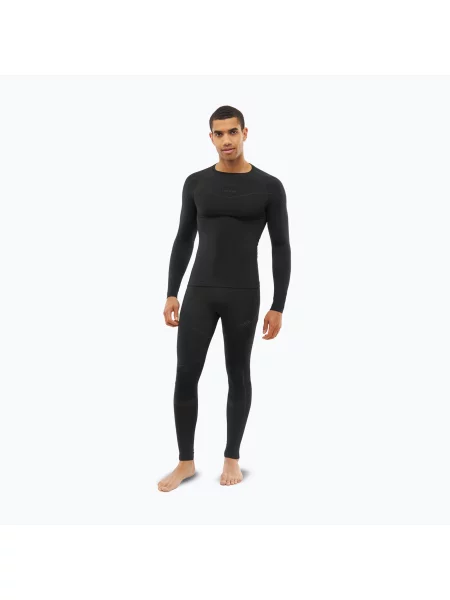 Set de lenjerie termoactivă pentru bărbați Viking Gary Base Layer black negru
