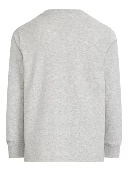 Top dziecięcy Polo Ralph Lauren szary
