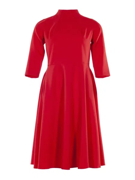 Сукня міді LadyLike червоний