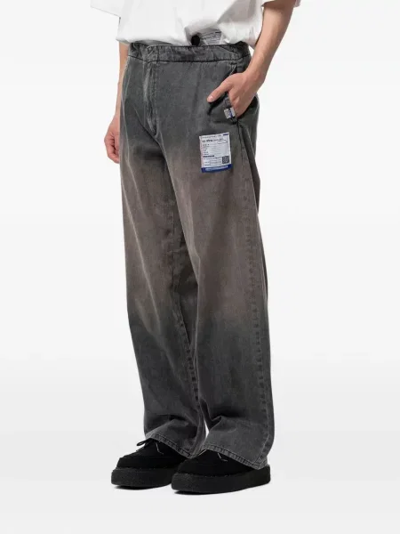 Pantaloni Maison Mihara Yasuhiro cu model herringbone gri
