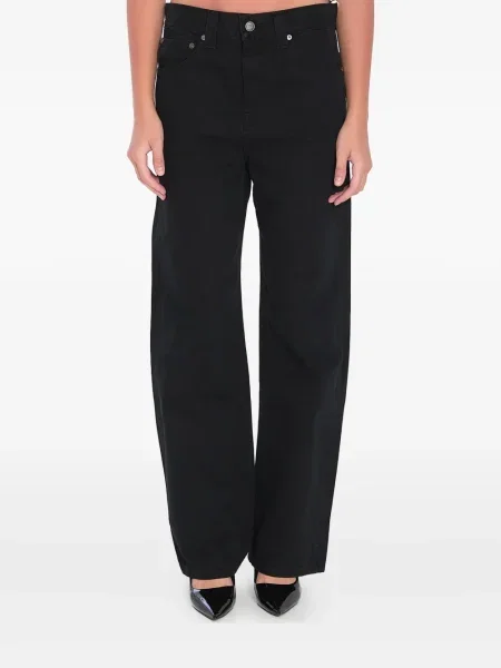 Blugi Khaite cu 5 buzunare negru
