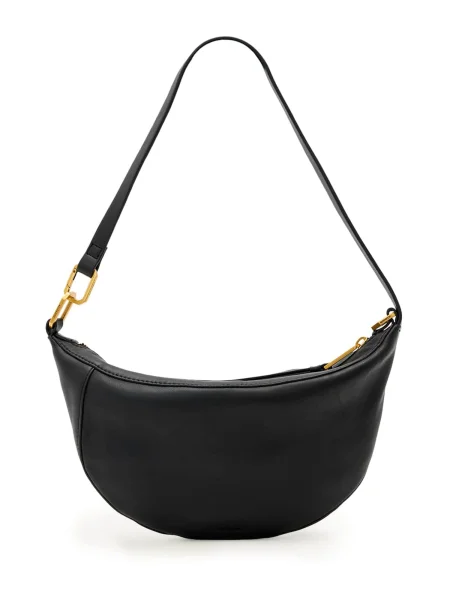 AllSaints geantă crossbody pentru femei din piele negru