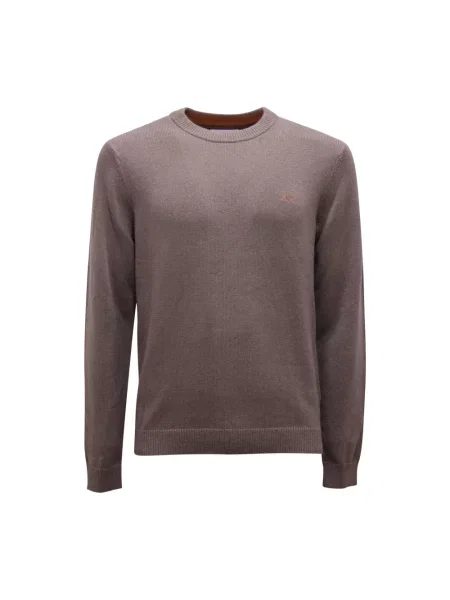 Sweter Sun68 wełniany szary