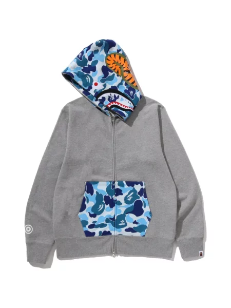 Hanorac cu glugă A Bathing Ape® cu imagine gri