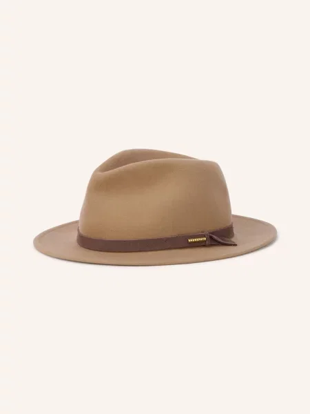 Stetson Klobouk / tmavě hnědá béžová