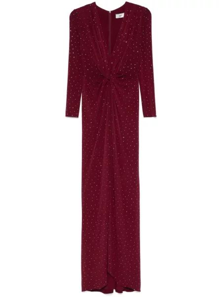 Rochie maxi Nissa de costum roșu