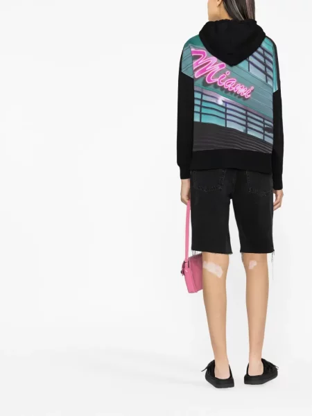 Hoodie Palm Angels με σχέδιο μαύρο