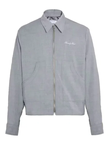 Bunda Family First s výšivkou šedá