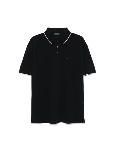 Koszulka polo Emporio Armani klasyczna niebieska