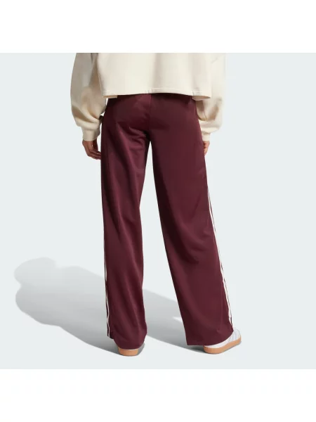 Tepláky adidas Originals Adicolor Classic Firebird Loose vínová bílé