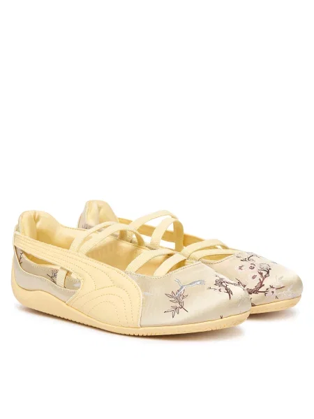 Balerinos Puma Speedcat Ballet Silky Pilka geltona