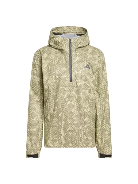 ADIDAS PERFORMANCE Sportovní bunda Tour brokátová / pastelově žlutá / světle šedá