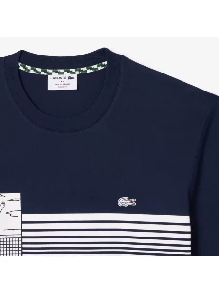 Lacoste Koszulka Lacoste granatowa