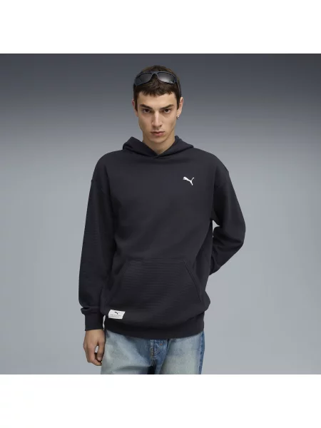Bluza z kapturem PUMA Class o luźnym kroju granatowa