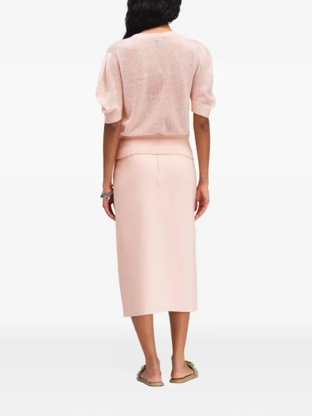 Fustă midi Marc Jacobs roz