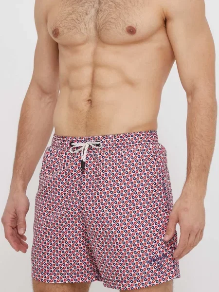 Плувни шорти Superdry червено
