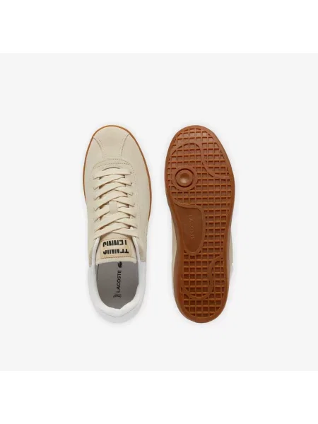 Lacoste Zamszowe Sneakersy Baseshot beżowe