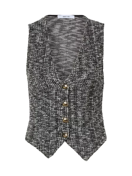 ABOUT YOU Vestă de costum Masha negru alb