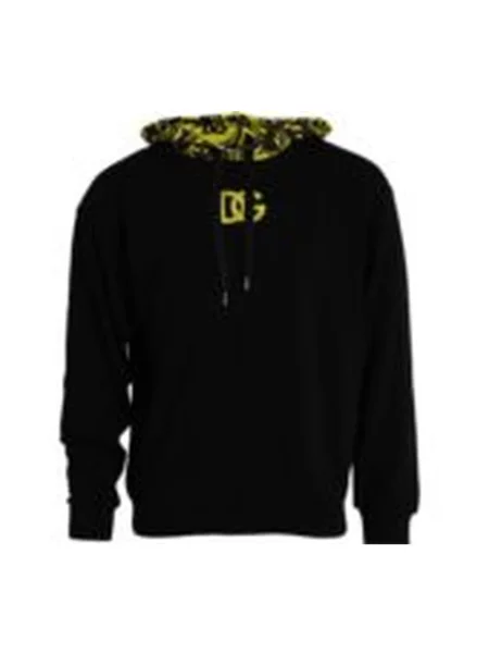 Bluza z kapturem Dolce And Gabbana z kapturem czarna