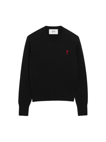 Sweter Ami Paris czarny