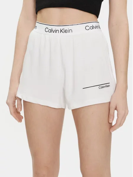 Класичний короткий купальник Calvin Klein Swimwear білий
