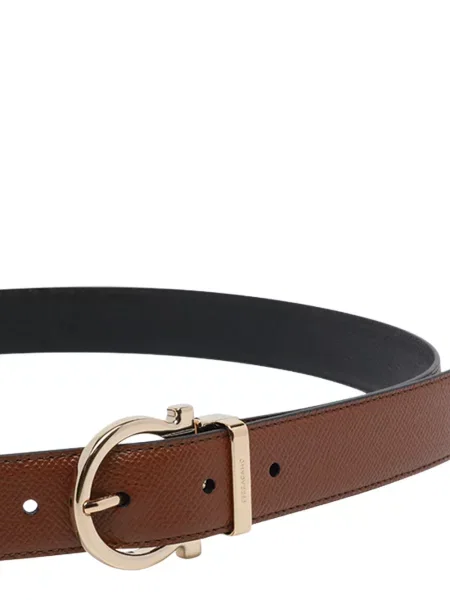 Curea Ferragamo reversibilă maro