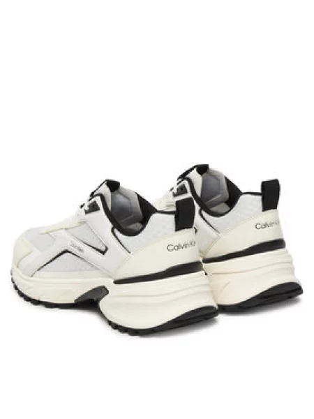 Calvin Klein Niske tenisice HIKE RUN crna / prljavo bijela