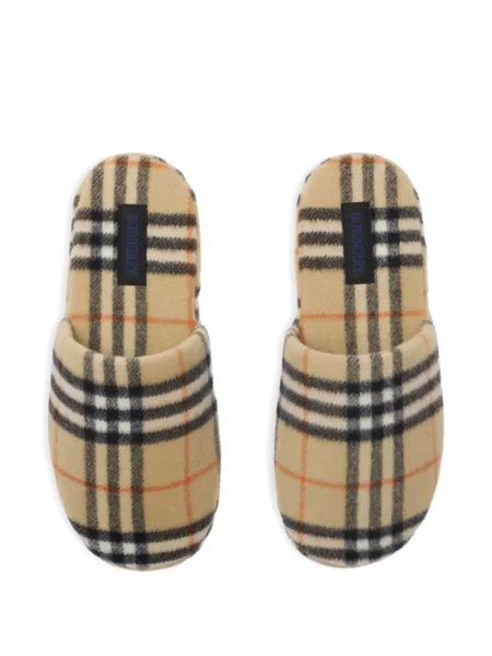 Papuci de casă Burberry în carouri