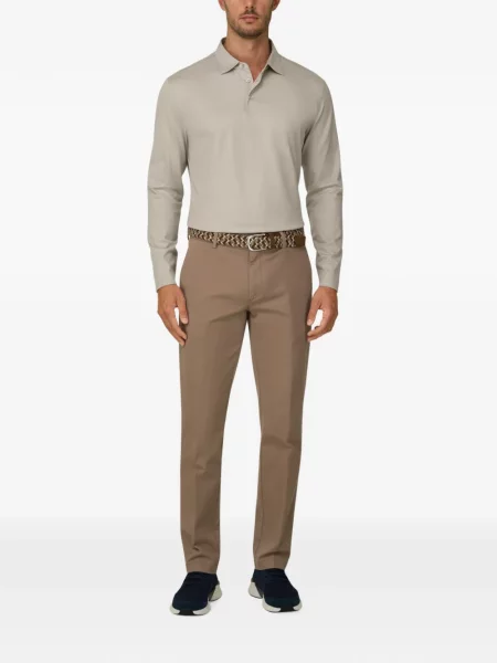 Tricou polo Boggi Milano de mătase