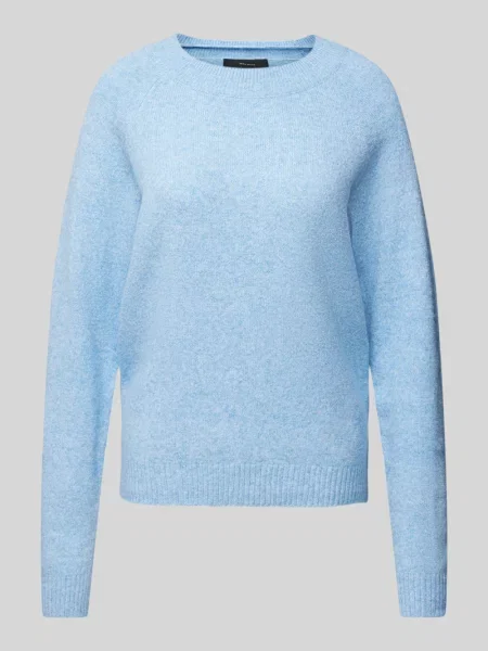Vero Moda Sweter Doffy Błękitny niebieski