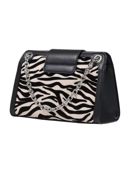 Armani Exchange torebka crossbody z imitacji zamszu czarna