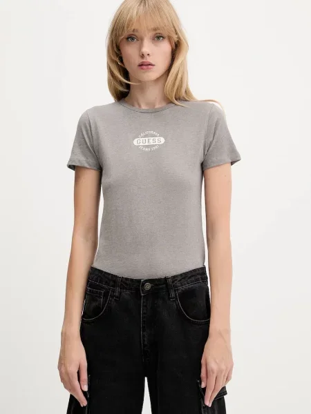 Guess Jeans tričko šedé