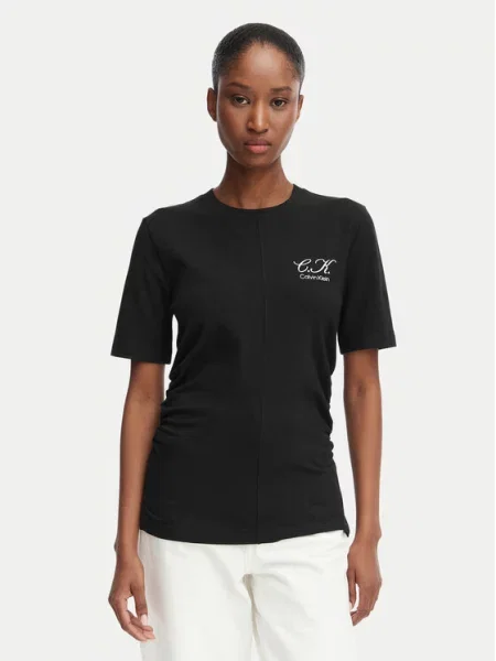 Тениска Calvin Klein Jeans черно