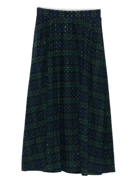 Fustă Maje în carouri albastru