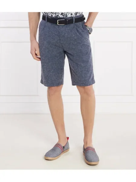 Joop! Jeans Pantaloni scurți 15 | cu adaos de in albastru