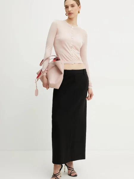 MICHAEL Michael Kors spódnica maxi prosta czarny