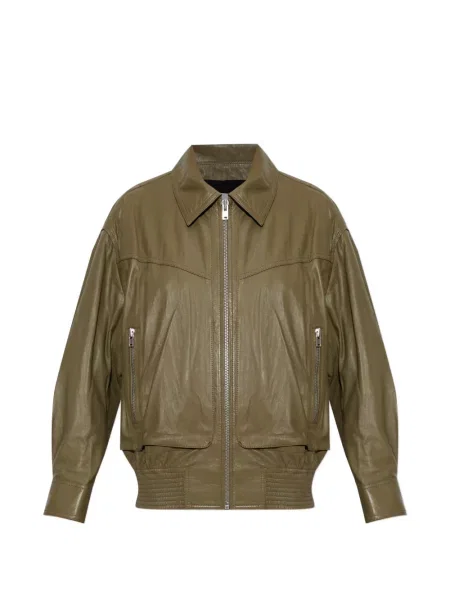 Geanta de piele Iro verde