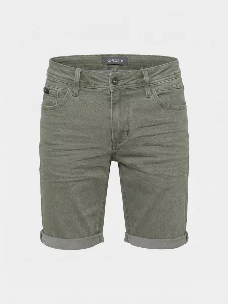 KOROSHI Jeans kaki