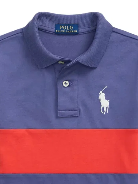 Koszulka polo dziecięca Polo Ralph Lauren niebieska