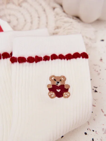 Nogavice Aura.via bela