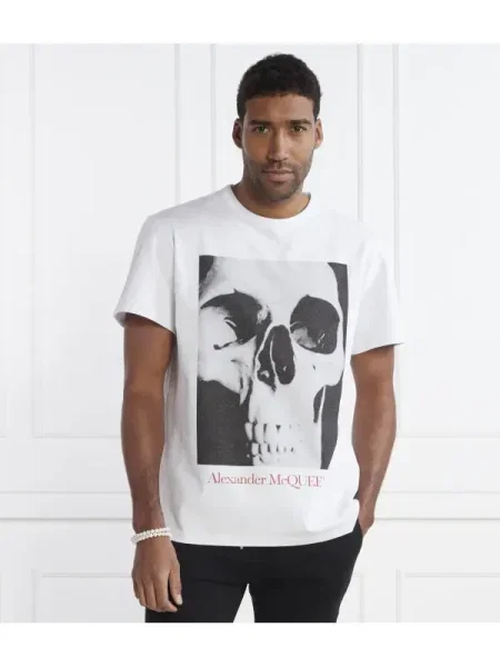 Alexander McQueen Tricou alb