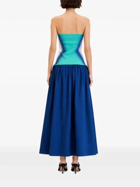 Rochie maxi Ph5 fără bretele albastru