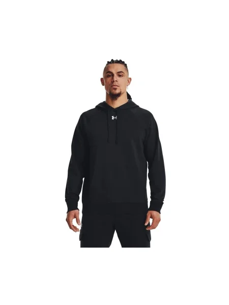 Hanorac cu glugă Under Armour din fleece negru