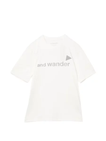 Tricou And Wander cu autograf alb