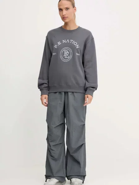 Свитер P.e Nation с аппликацией серый