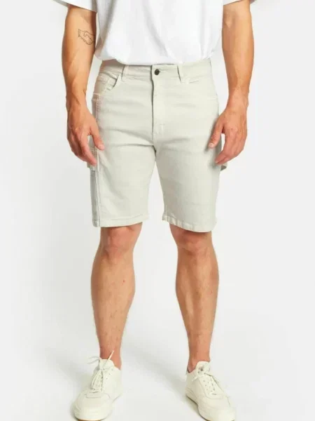 Denim Project Kalhoty DPM Denim krémová