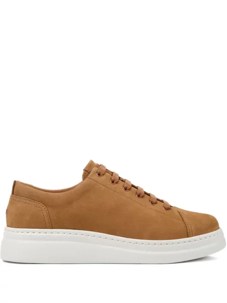 Sneakerși Camper cu șireturi din dantelă maro